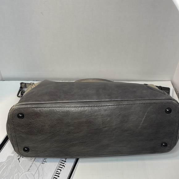 SOLD NO TOUCH Authentic PRADA ombre leather tote bag with crossbody strap COA - Picture 12 of 12